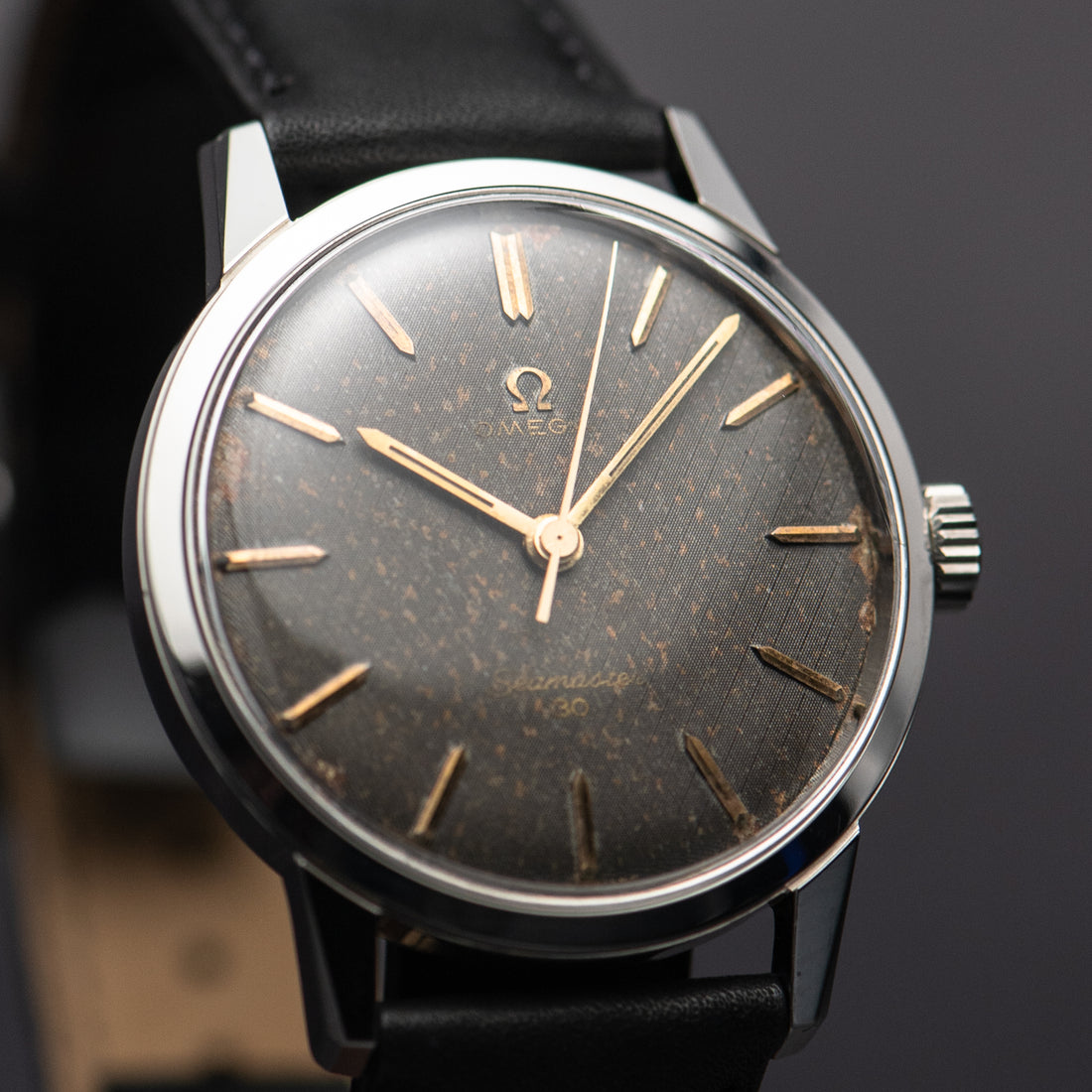 1957 OMEGA SEAMASTER 30 GREY LINEN CAL. 284 REF. 135.007-64