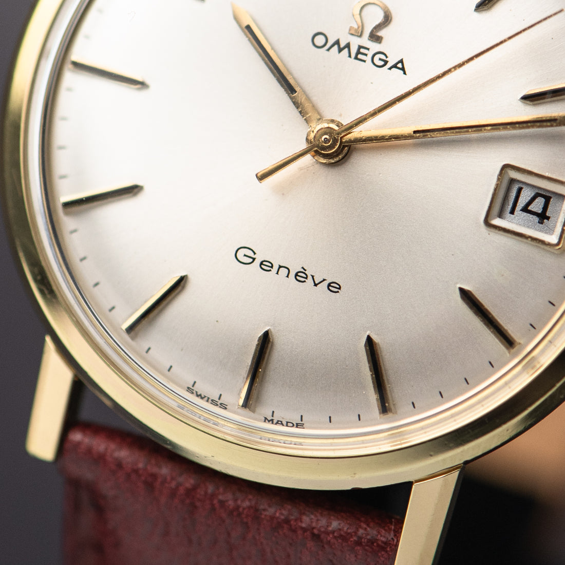 1969 OMEGA GENEVE QUICKSET SUNBURST CAL. 613 REF. 132.019