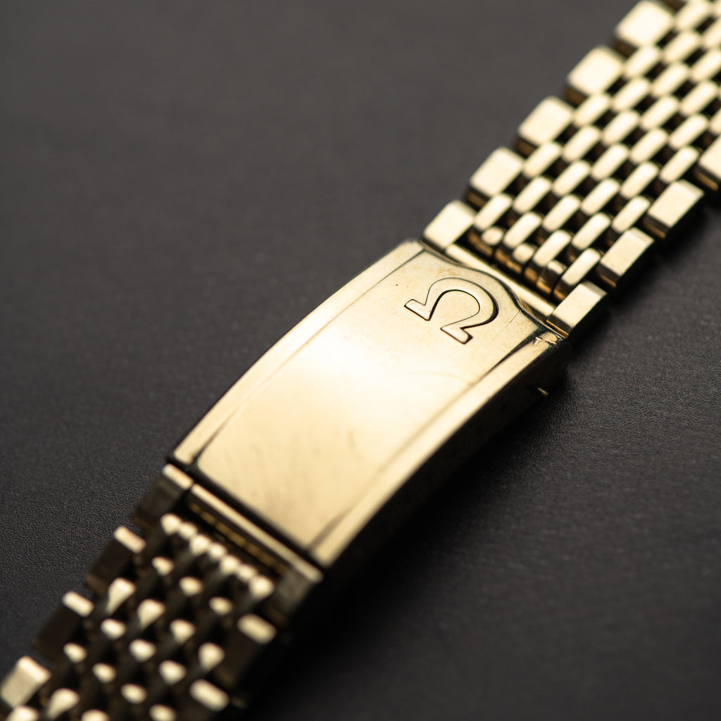 14K GOLD FILLED OMEGA BEADS OF RICE BRACELET 12 WITH 570 END