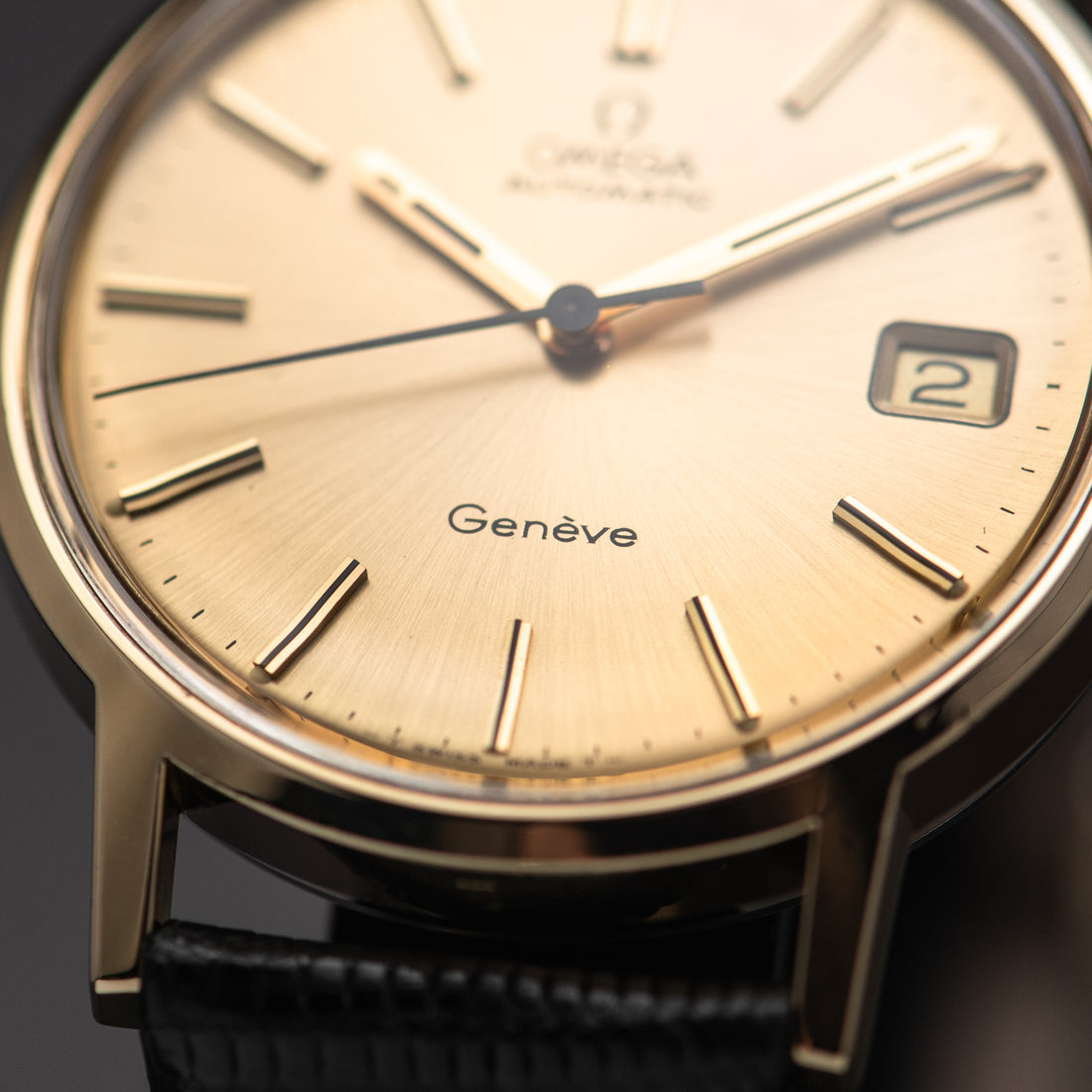 1974 OMEGA GENEVE QUICKSET SUNBURST CAL. 1012 REF. 166.0163