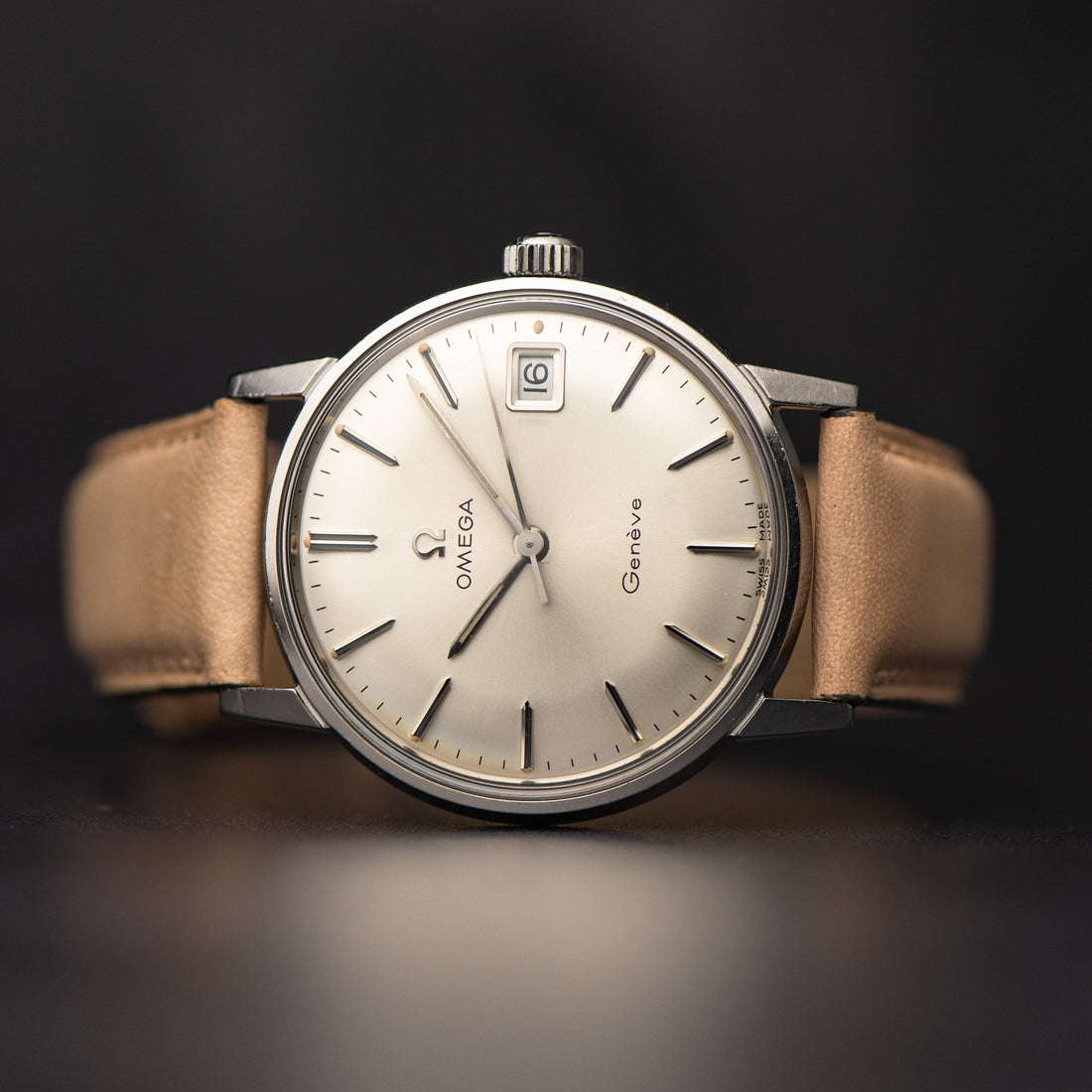 1966 OMEGA SEAMASTER GENEVE SUNBURST CAL. 611 REF. 136.011