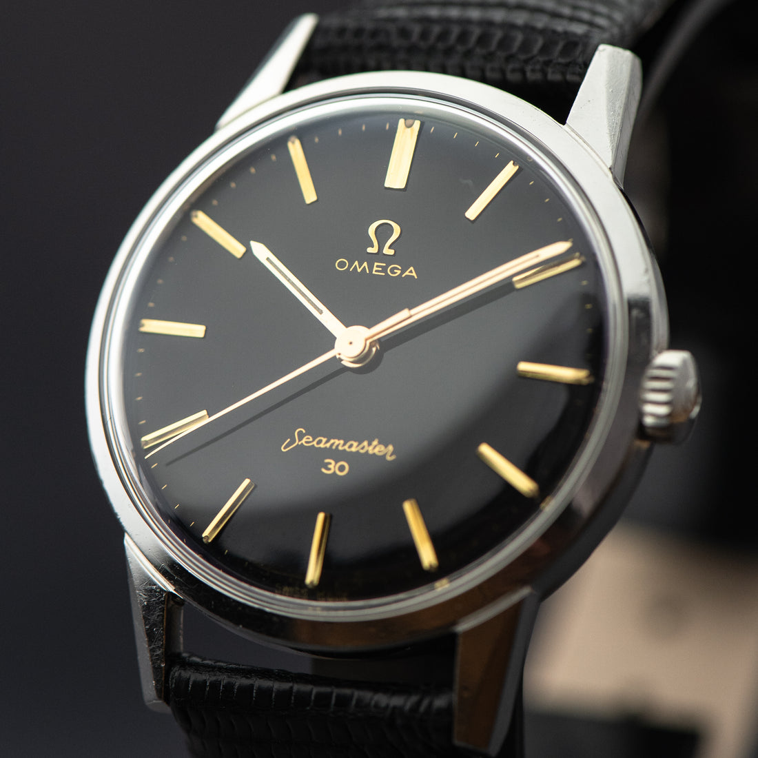 1962 OMEGA SEAMASTER 30 GLOSS BLACK CAL. 286 REF. 135.003-62-SC