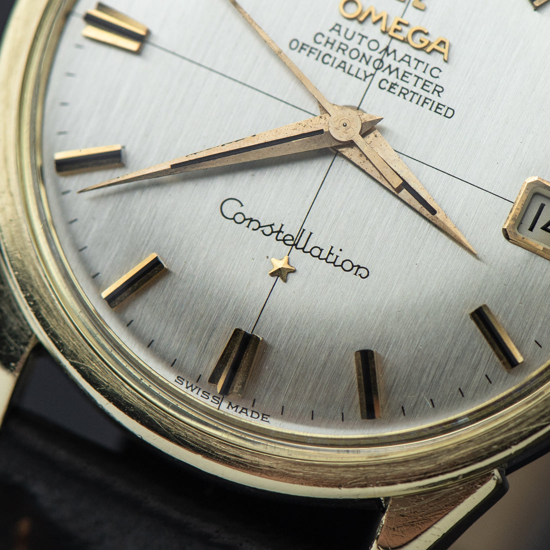 1966 OMEGA CONSTELLATION CROSSHAIR DOG-LEG CAL. 561 REF. 168.005