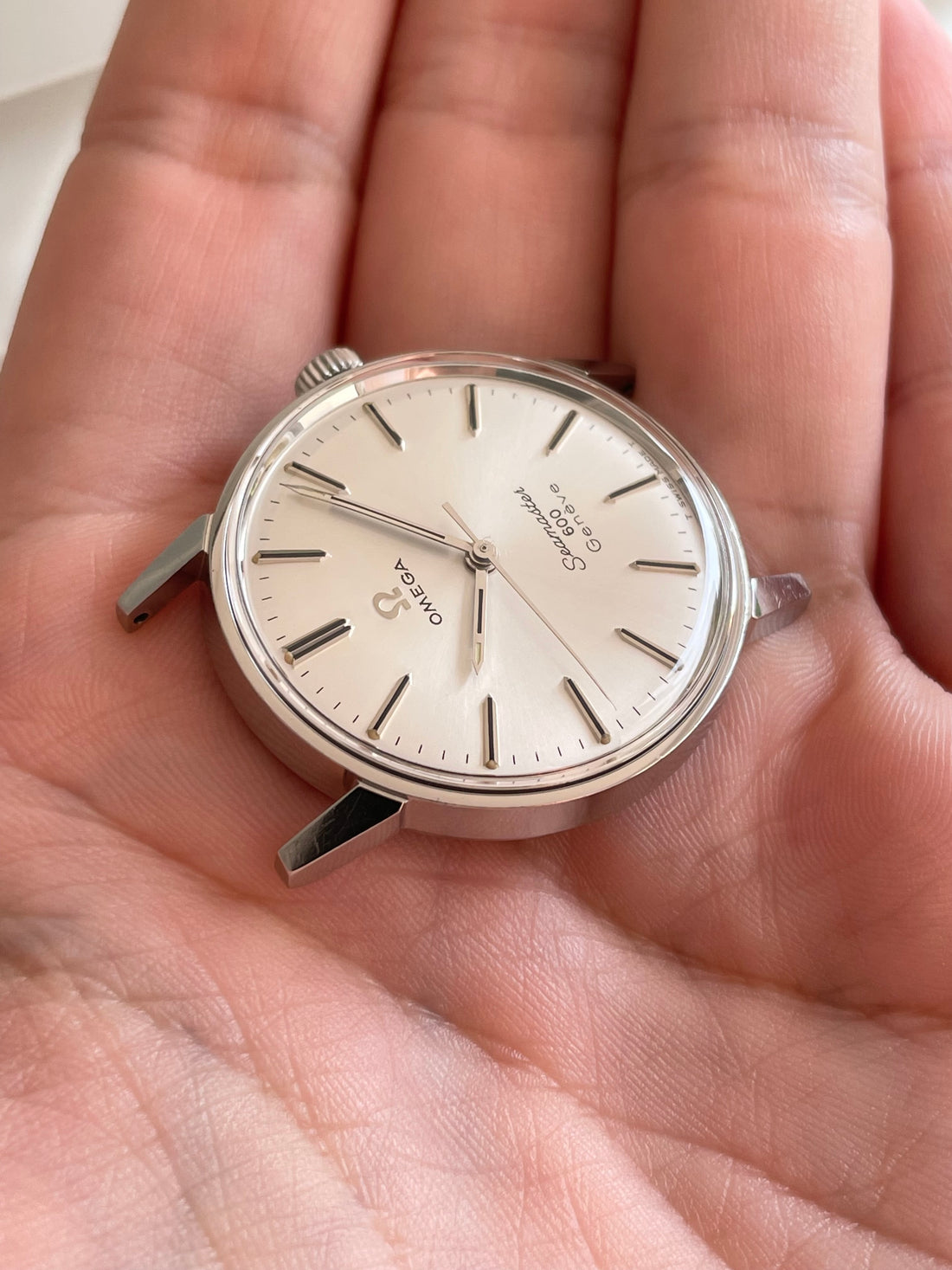 1967 DOUBLE SIGNED OMEGA SEAMASTER 600 GENEVE SUNBURST CAL. 601 REF. 135.011