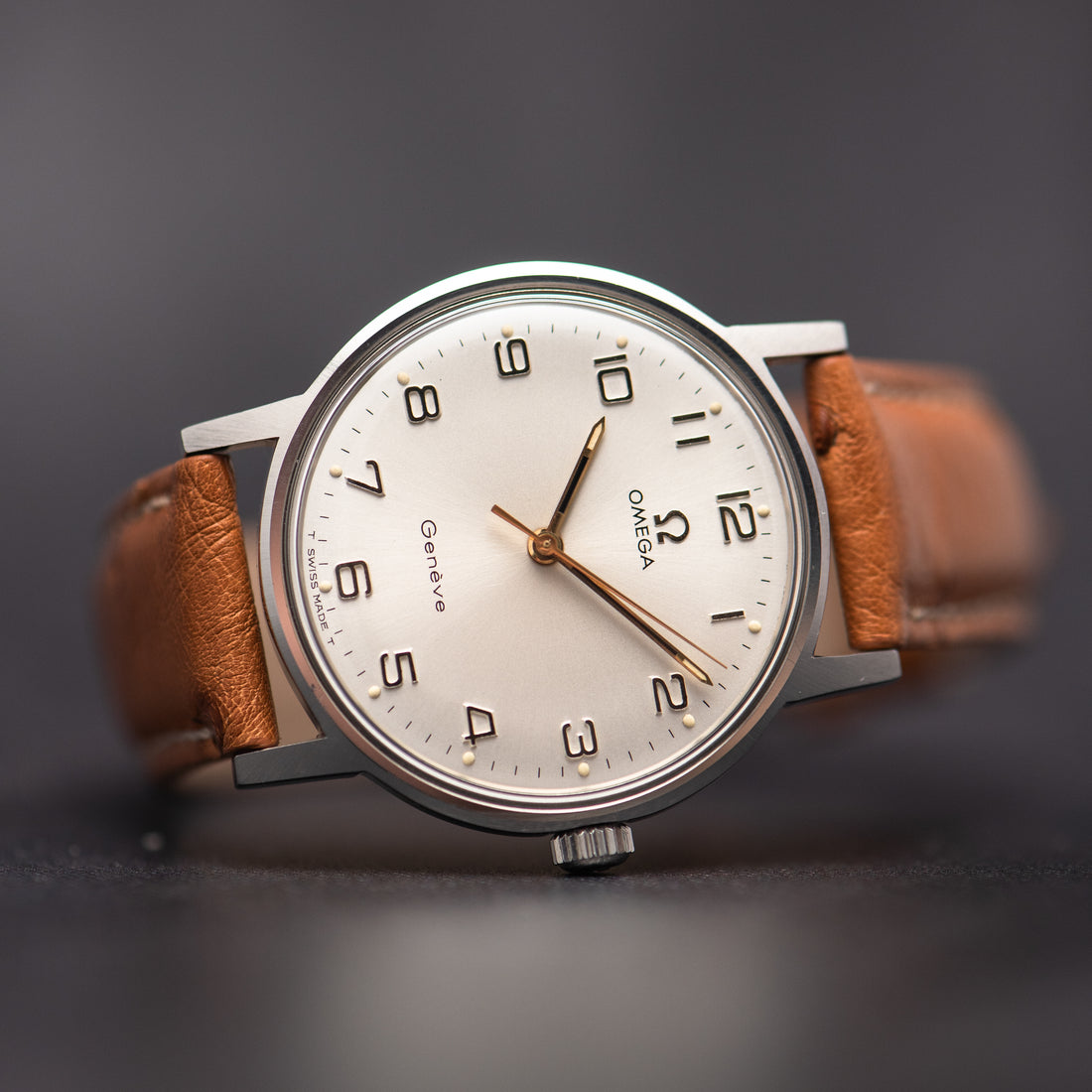1969 OMEGA GENEVE ARABIC CAL. 601 REF. 135.070
