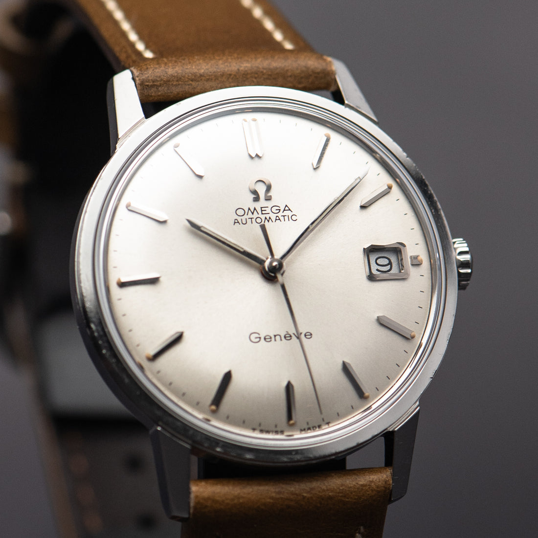 1967 OMEGA SEAMASTER GENEVE QUICKSET SUNBURST CAL. 563 REF. 166.002