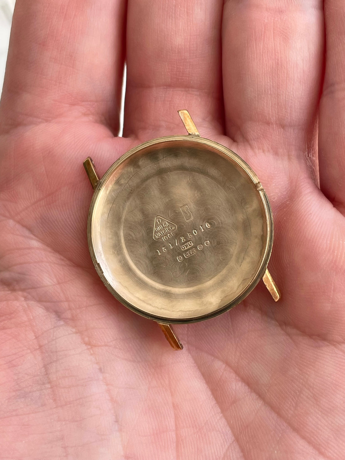 1969 9K GOLD OMEGA GENEVE QUICKSET RAINBOW HUE CAL. 613 REF. 131/25016