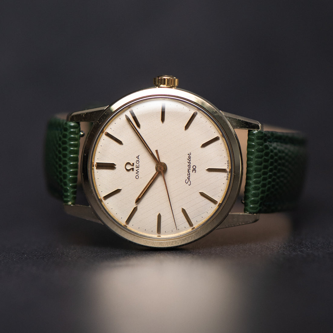 1958 OMEGA SEAMASTER 30 LINEN CAL. 285 REF. 14390-5SC
