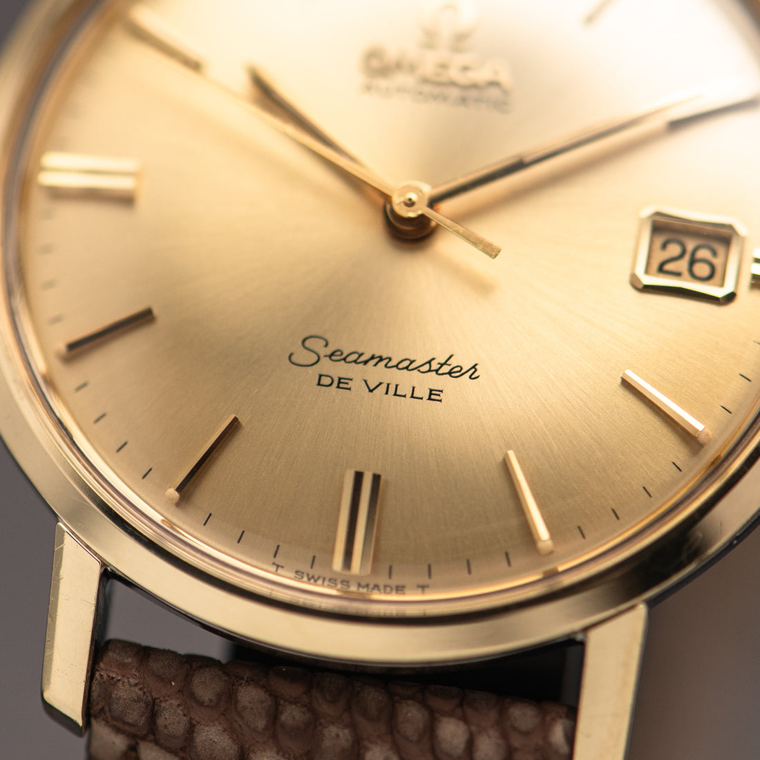 1967 OMEGA SEAMASTER DE VILLE QUICKSET SUNBURST CAL. 565 REF. 166.020 SP