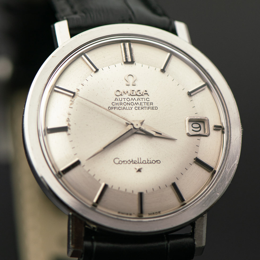 1966 OMEGA CONSTELLATION PIE PAN HIDDEN CROWN CAL. 561 REF. 168.004