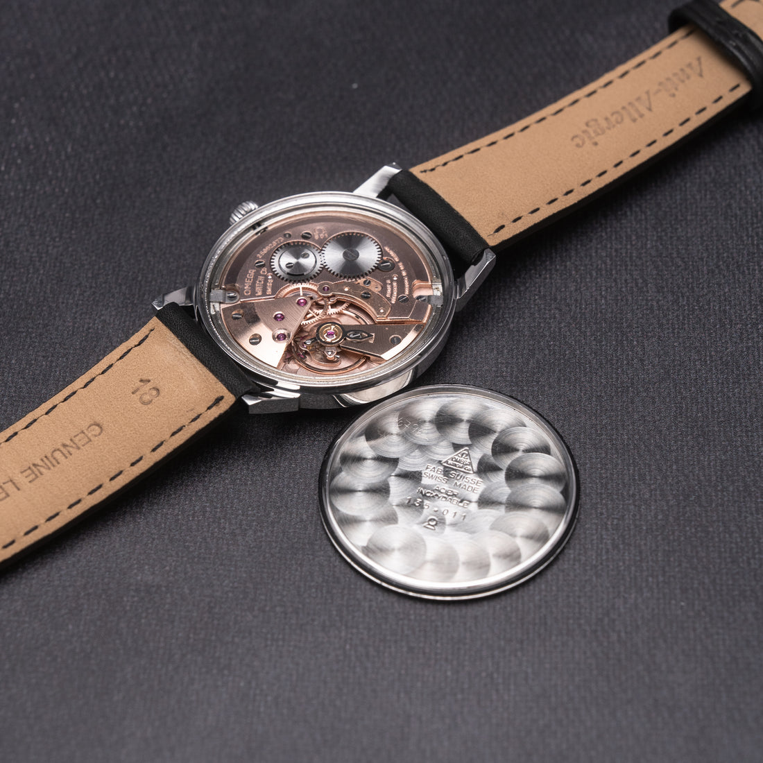 1967 DOUBLE SIGNED OMEGA SEAMASTER 600 GENEVE SUNBURST CAL. 601 REF. 135.011