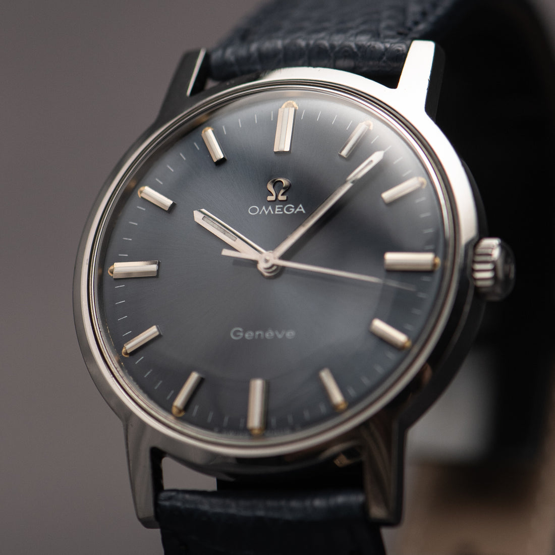 1969 OMEGA GENEVE BLUE SUNBURST CAL. 601 REF. 135.070
