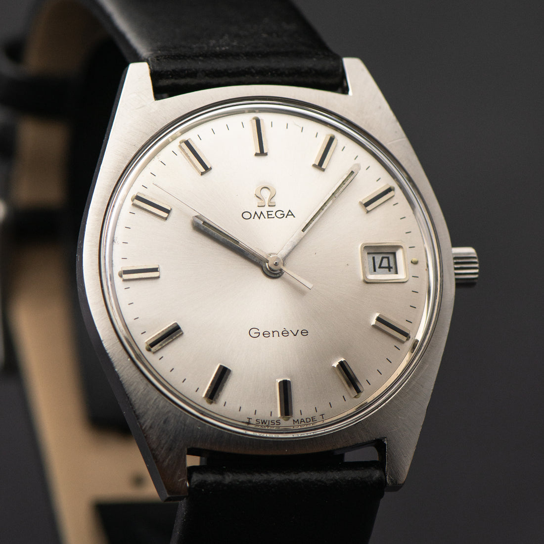 1969 OMEGA GENEVE SUNBURST QUICKSET CAL. 613 REF. 136.041