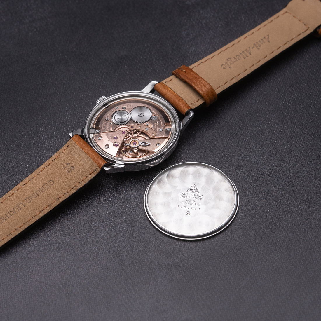 1967 DOUBLE SIGNED OMEGA SEAMASTER 600 GENEVE SUNBURST CAL. 601 REF. 135.011