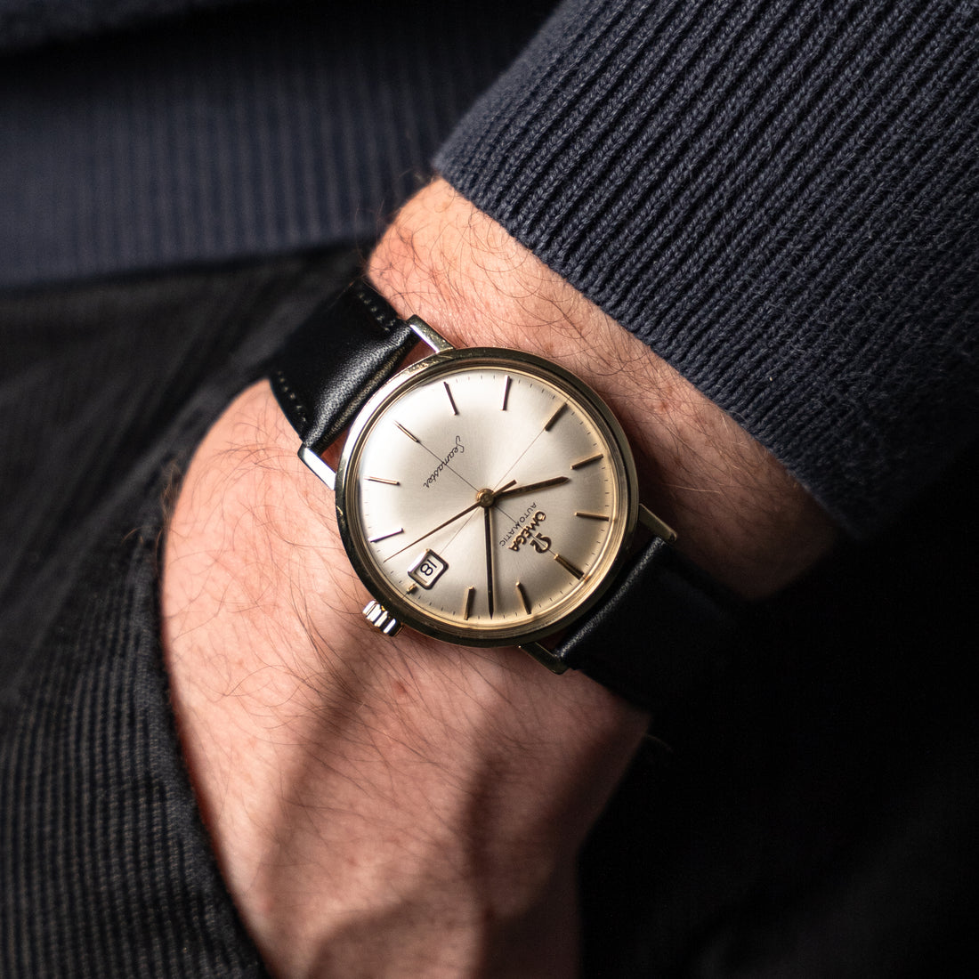 1959 OMEGA SEAMASTER DE VILLE CROSSHAIR SUNBURST CAL. 562 REF. 14730 1 SC