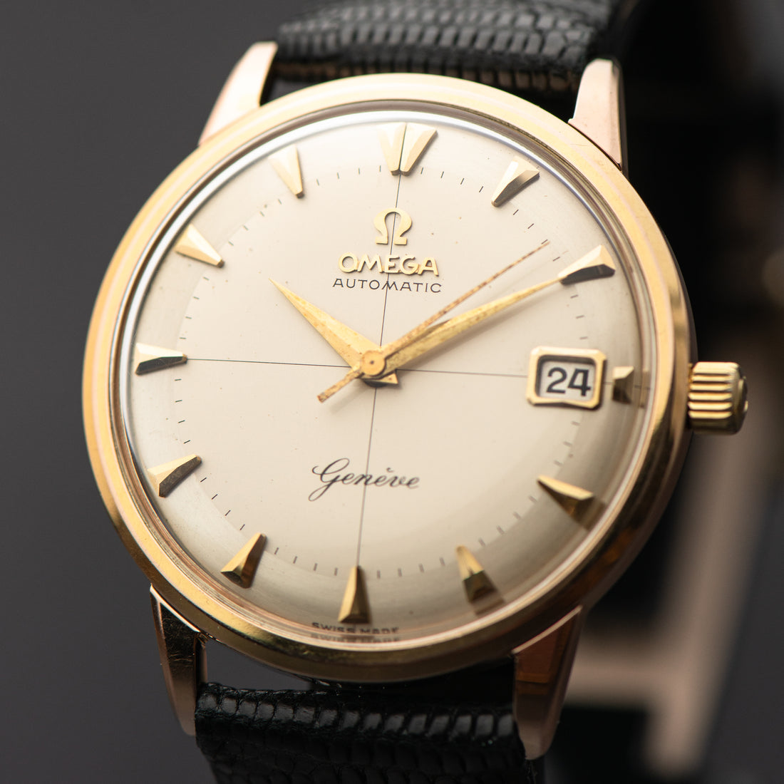 1960 OMEGA GENEVE TWO TONE CROSSHAIR CAL. 562 REF. 14703 SC 61