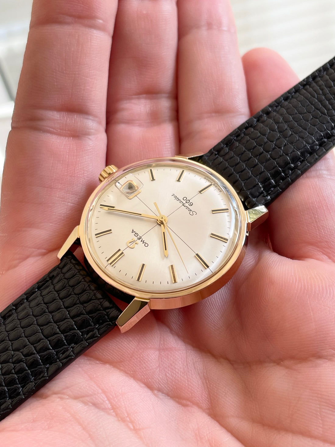 1966 OMEGA SEAMASTER 600 CROSSHAIR SUNBURST CAL. 611 REF. 136.011