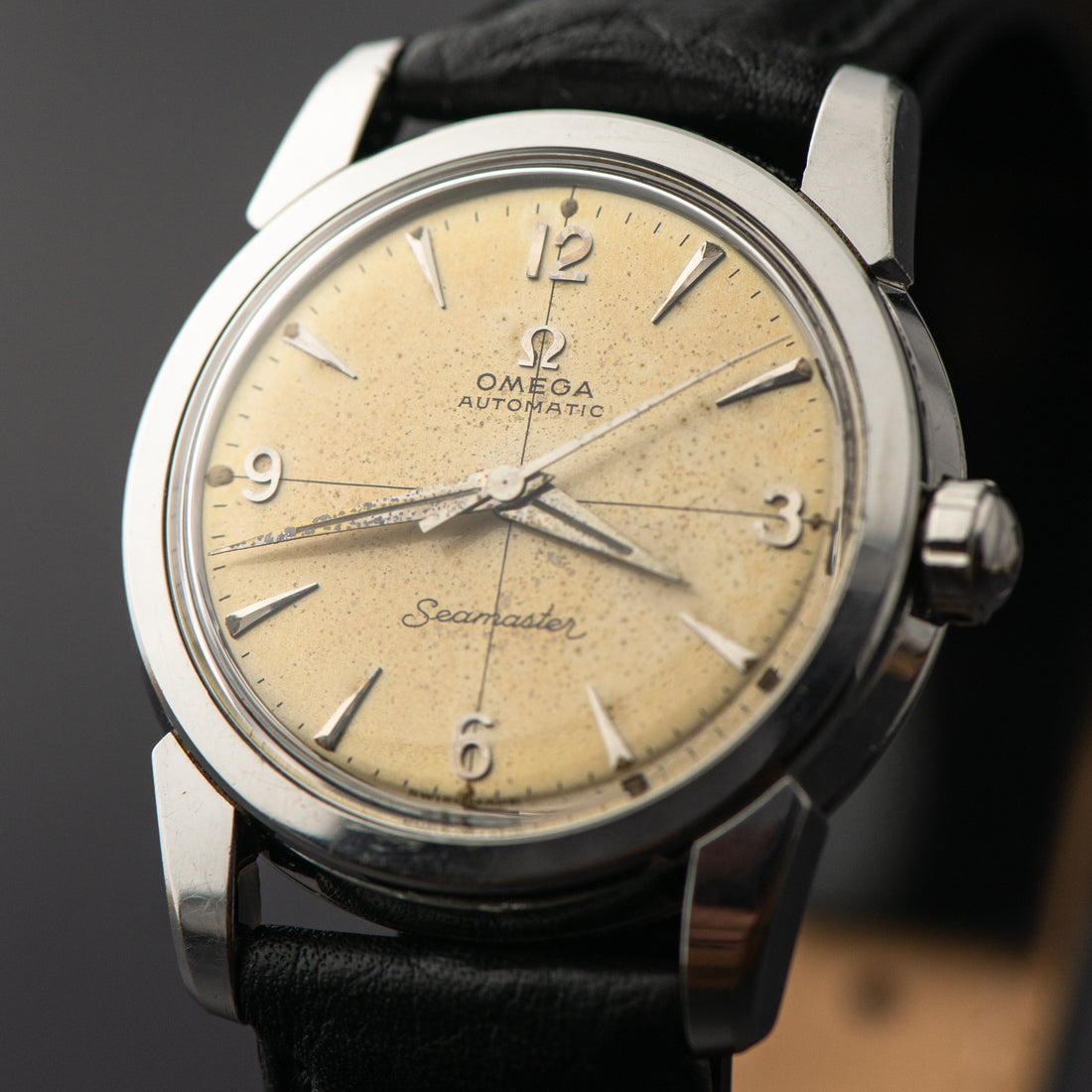 1956 MIDSIZE OMEGA SEAMASTER CROSSHAIR EXPLORER CAL. 471 REF. 2828-6SC