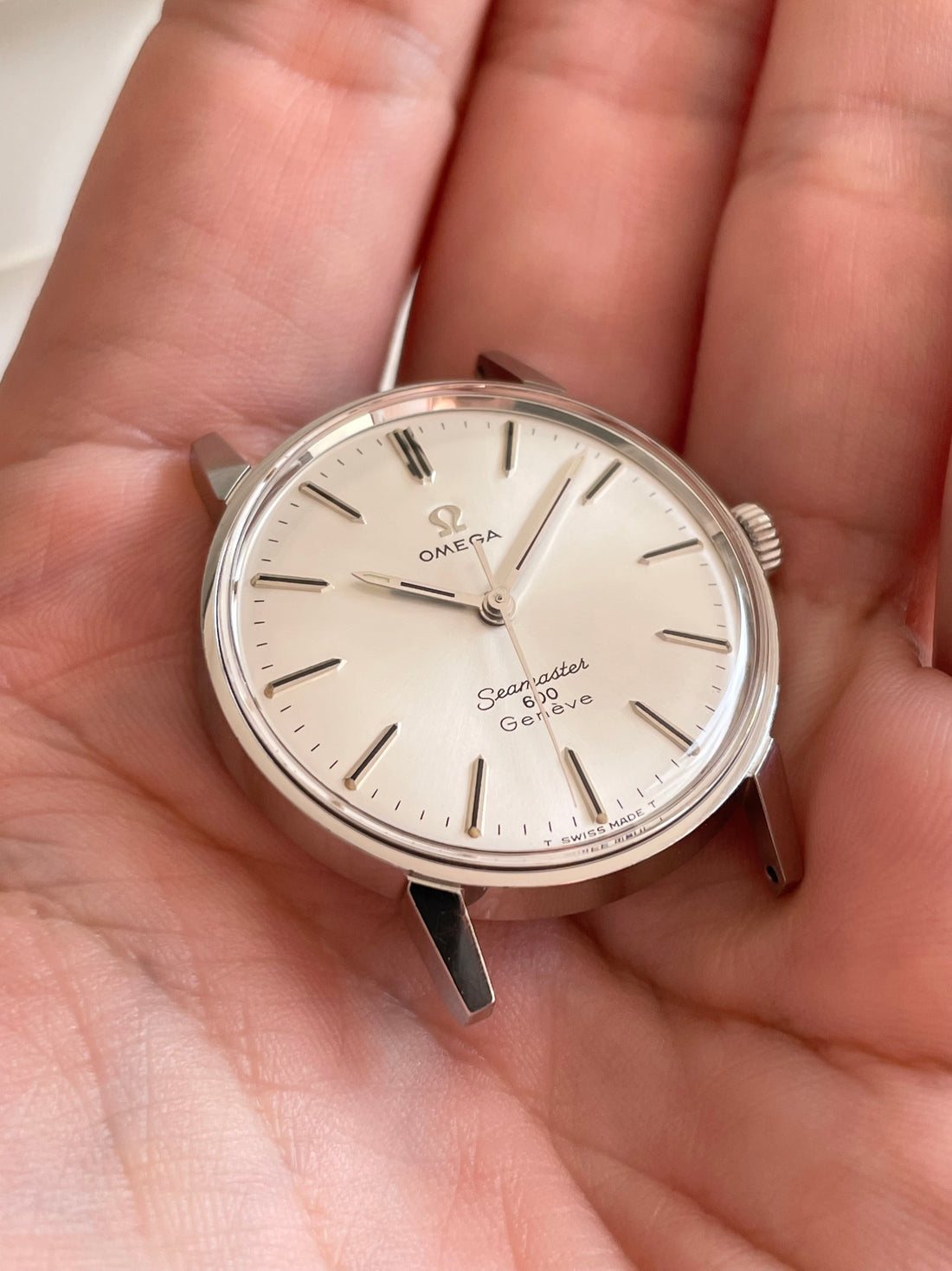 1967 DOUBLE SIGNED OMEGA SEAMASTER 600 GENEVE SUNBURST CAL. 601 REF. 135.011