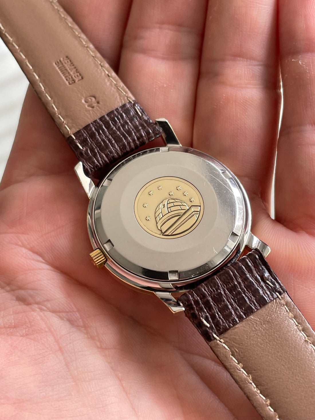 1966 OMEGA CONSTELLATION PIE PAN CROSSHAIR SUNBURST QUICKSET CAL. 564 REF. 168.010