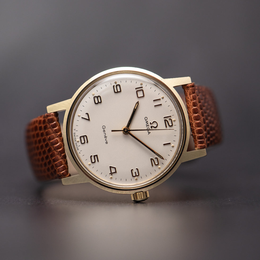 1969 OMEGA GENEVE ARABIC CAL. 601 REF. 135.070