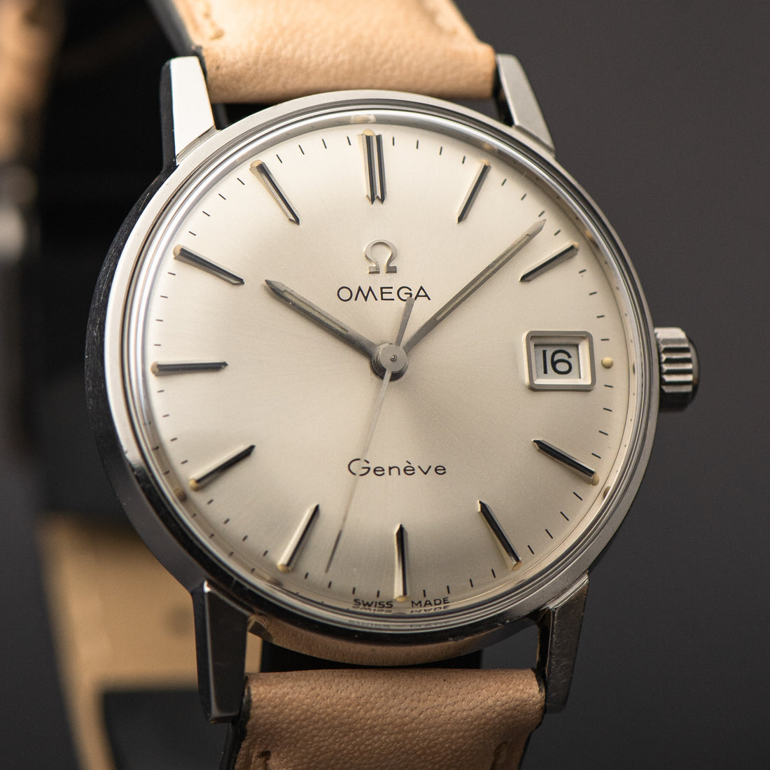 1966 OMEGA SEAMASTER GENEVE SUNBURST CAL. 611 REF. 136.011