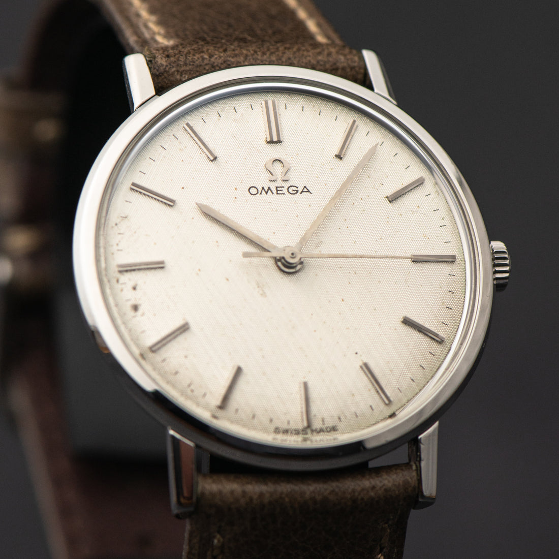 1964 OMEGA GENEVE LINEN CAL. 601 REF. 131.019