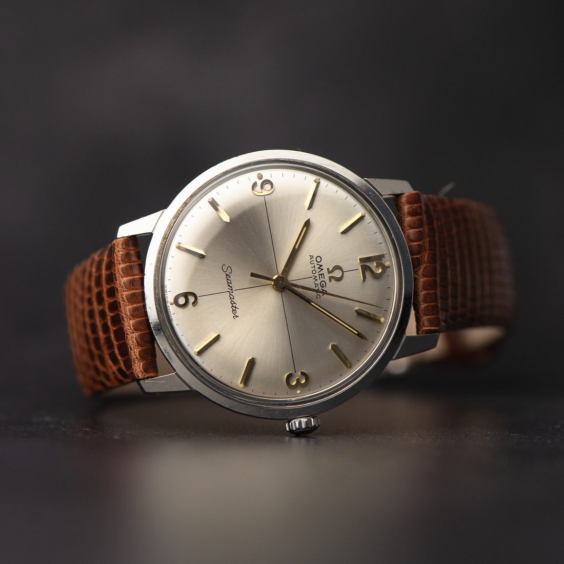 1963 OMEGA SEAMASTER CROSSHAIR SUNBURST EXPLORER CAL. 552 REF. 165.001