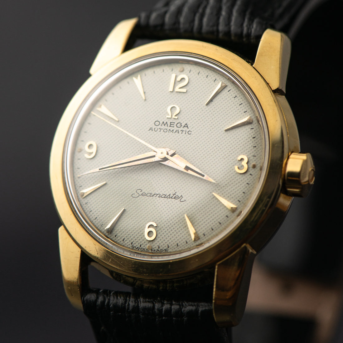 1957 MIDSIZE OMEGA SEAMASTER HONEYCOMB EXPLORER CAL. 471 REF. 2828 5-SC