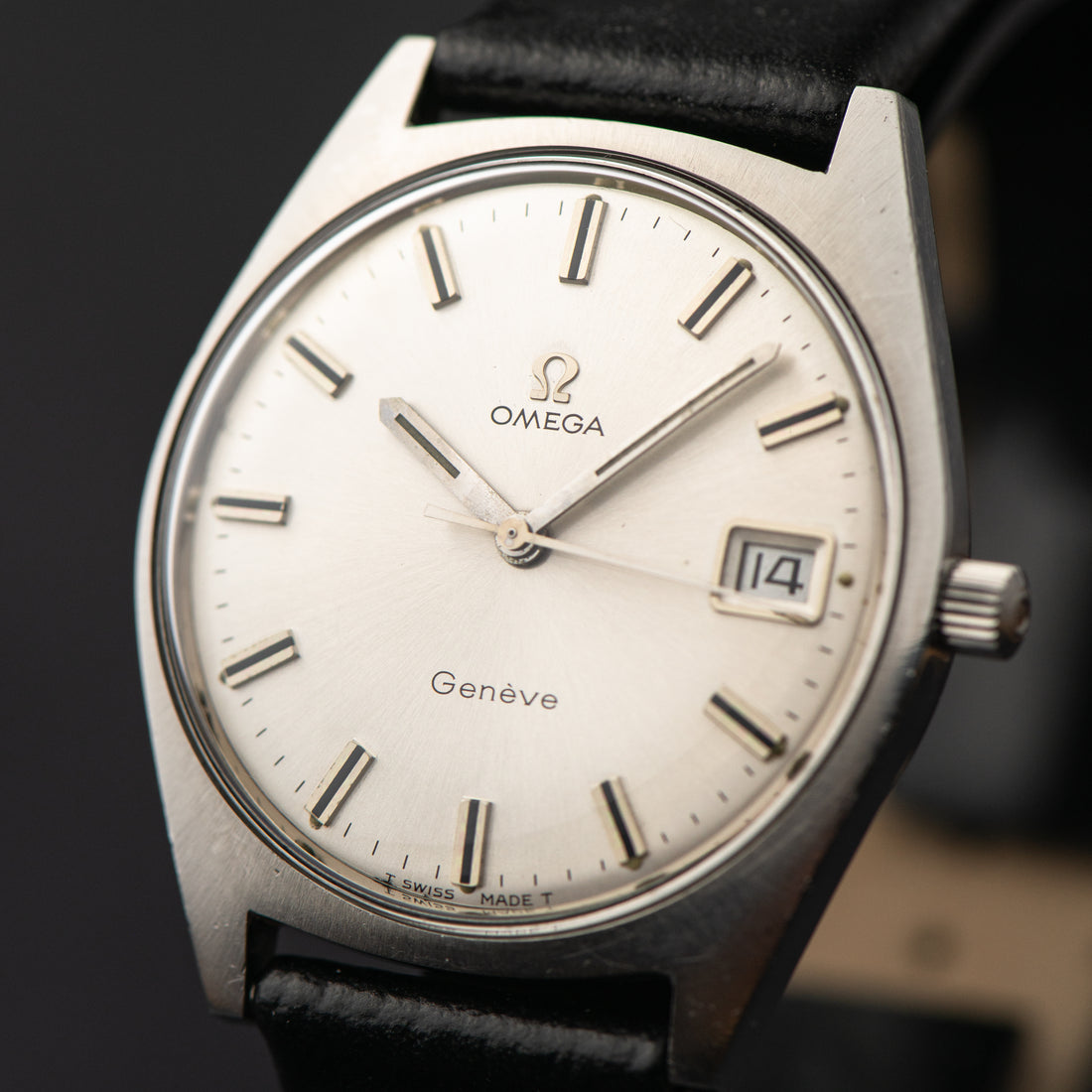 1969 OMEGA GENEVE SUNBURST QUICKSET CAL. 613 REF. 136.041