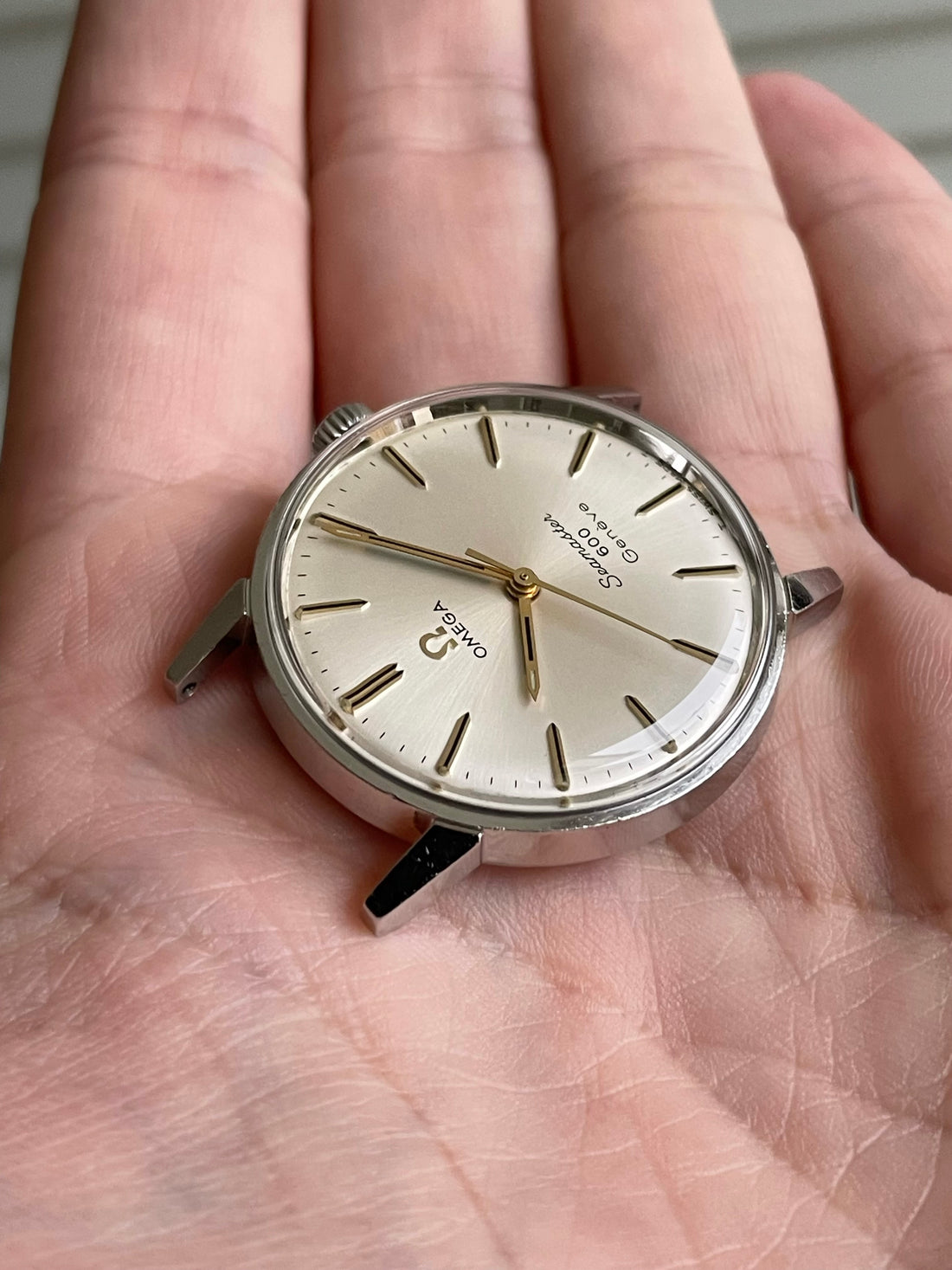 1967 DOUBLE SIGNED OMEGA SEAMASTER 600 GENEVE SUNBURST CAL. 601 REF. 135.011