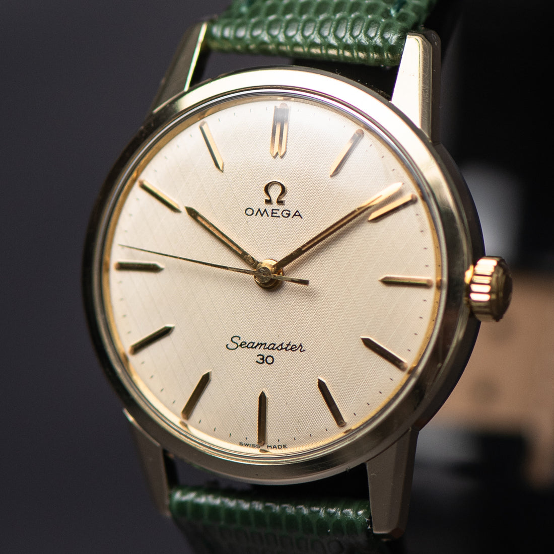 1958 OMEGA SEAMASTER 30 LINEN CAL. 285 REF. 14390-5SC