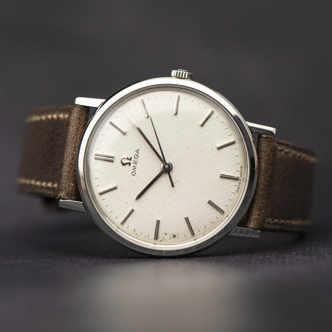 1964 OMEGA GENEVE LINEN CAL. 601 REF. 131.019