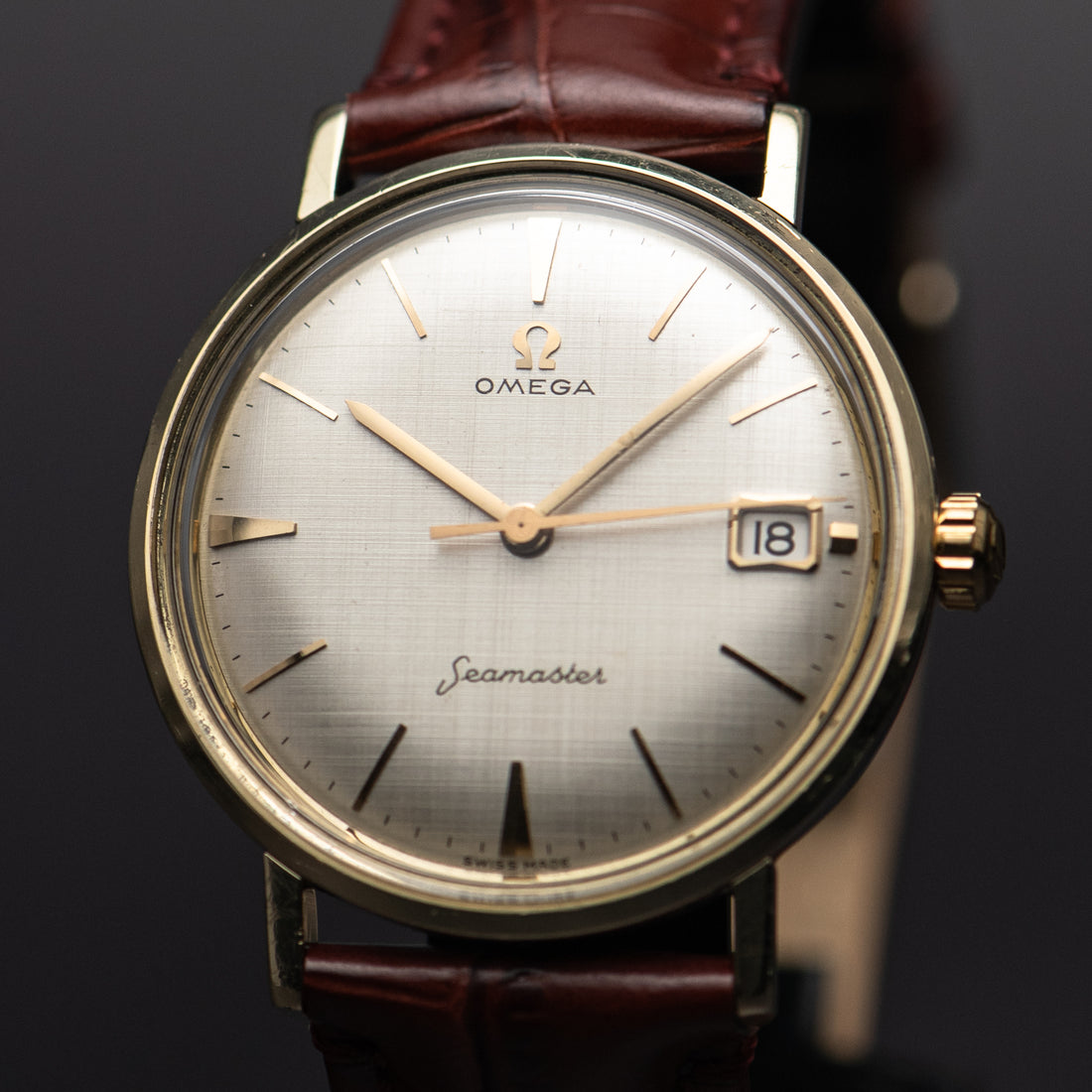 1960 OMEGA SEAMASTER TAPESTRY LINEN CAL. 610 REF. 14775 61 SC