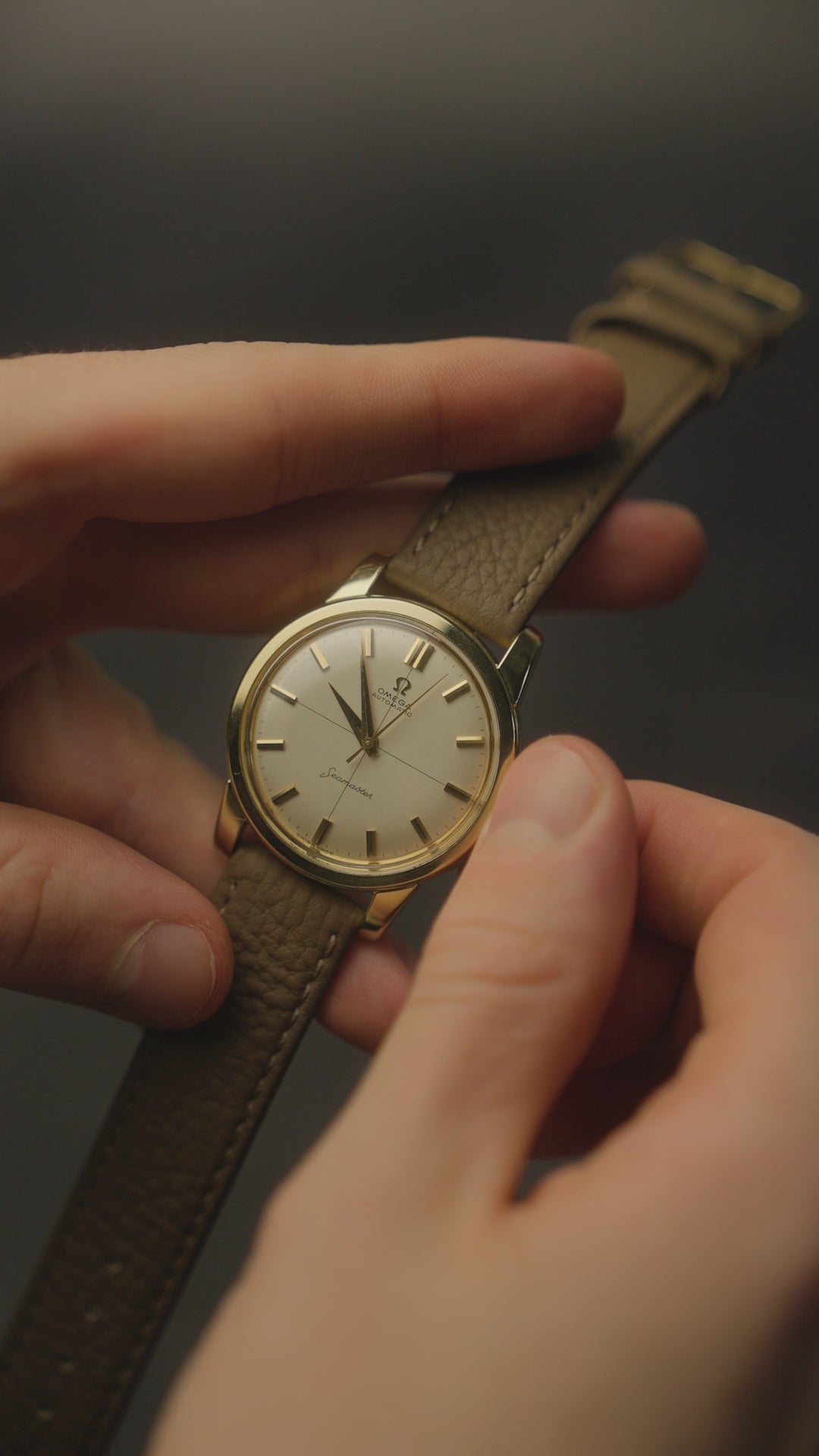 1962 OVERSIZE OMEGA SEAMASTER CROSSHAIR CAL. 552 REF. 165.011-62 SC