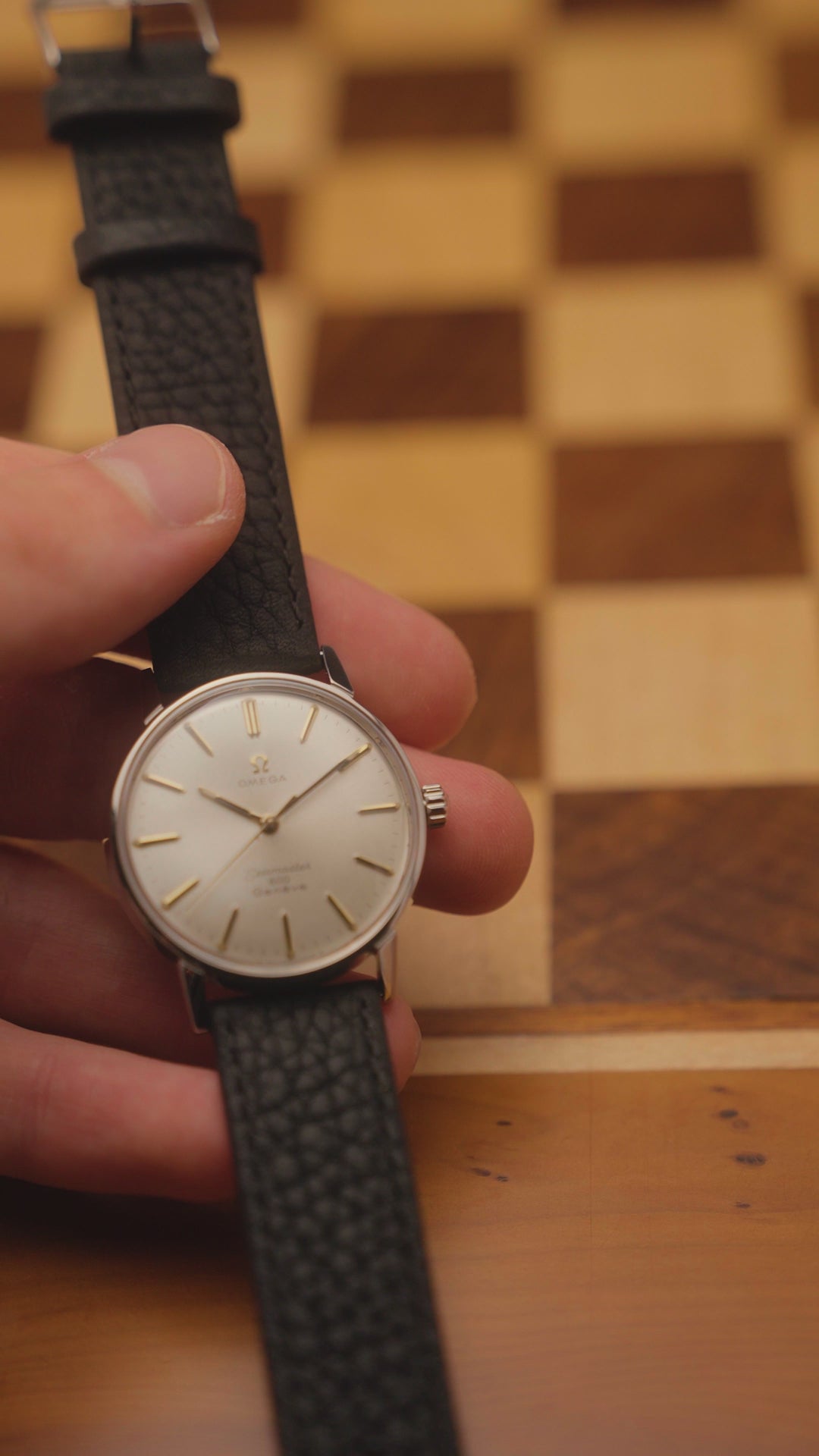1967 DOUBLE SIGNED OMEGA SEAMASTER 600 GENEVE SUNBURST CAL. 601 REF. 135.011