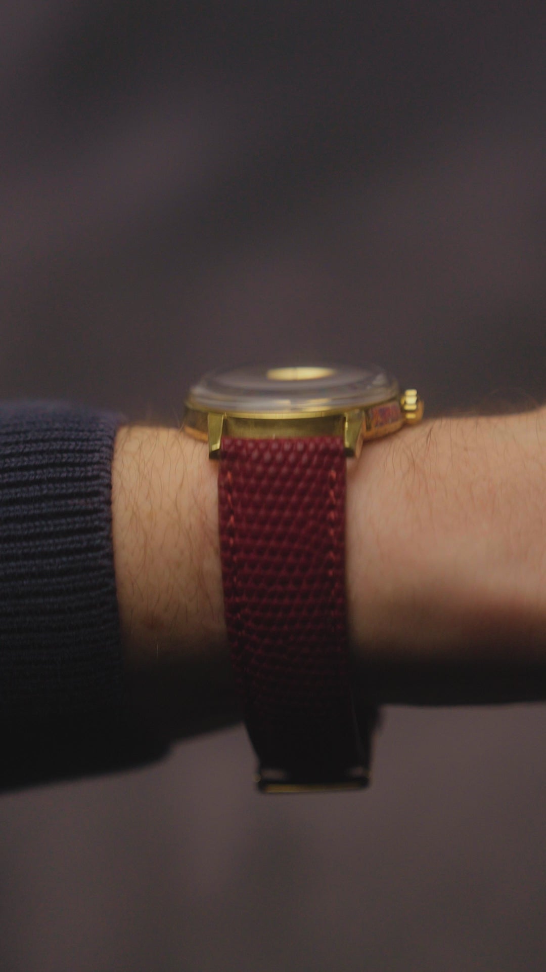 1968 OMEGA SEAMASTER GENEVE GREY LINEN RAINBOW HUE CAL. 601 REF. 135.011