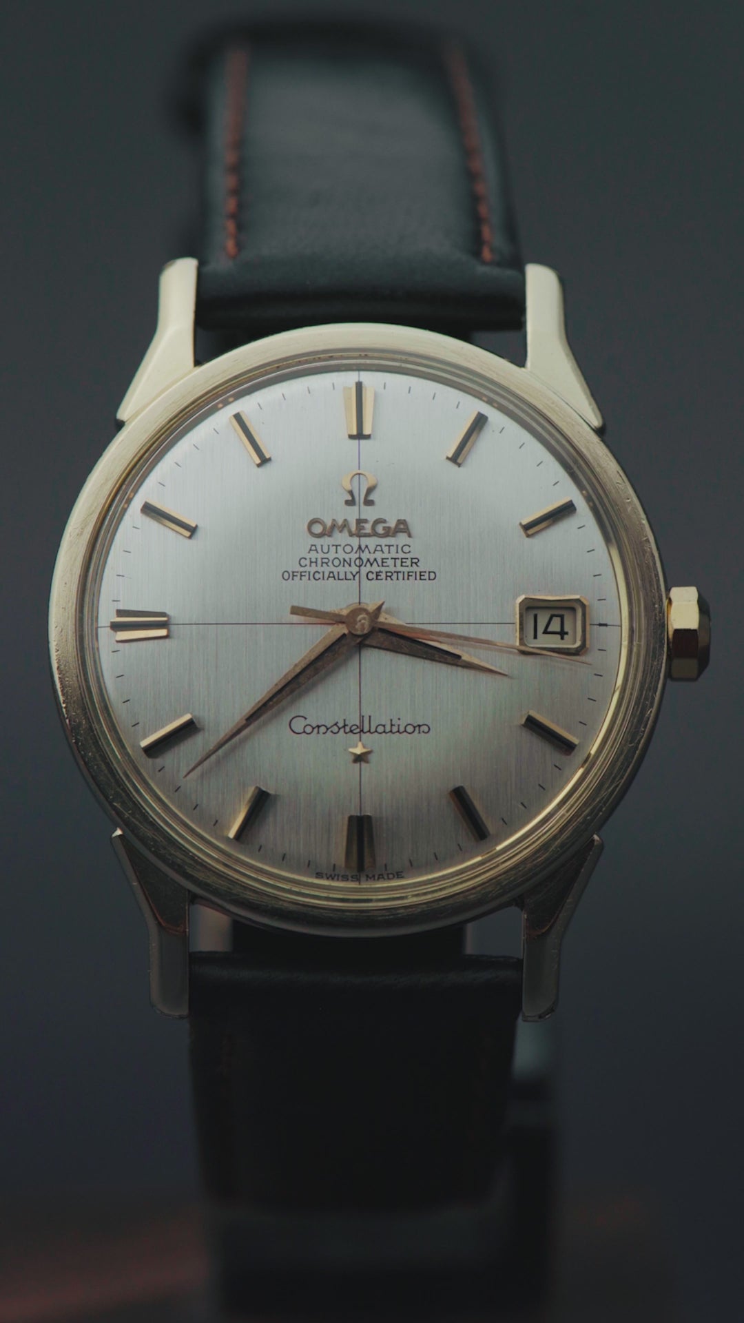 1966 OMEGA CONSTELLATION CROSSHAIR DOG-LEG CAL. 561 REF. 168.005