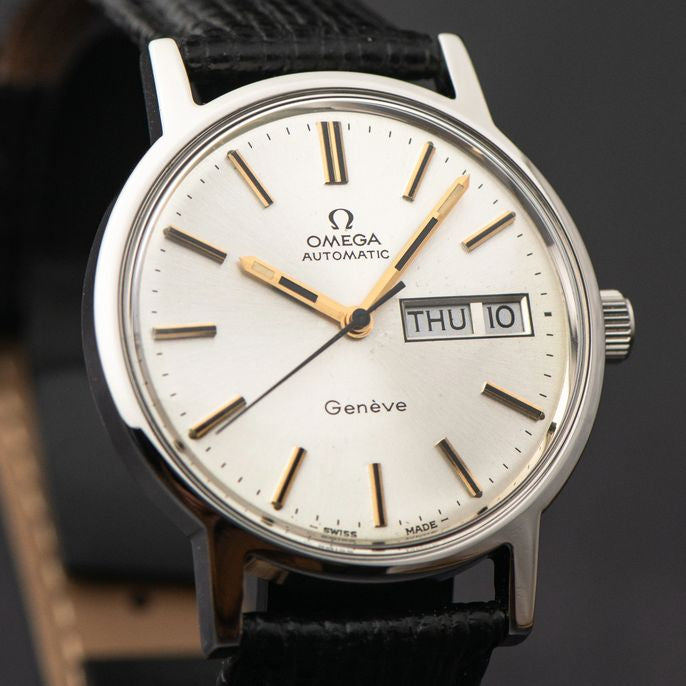 1972 OMEGA GENEVE DAY/DATE SUNBURST CAL. 1022 REF. 166.0117