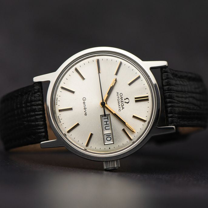 1972 OMEGA GENEVE DAY/DATE SUNBURST CAL. 1022 REF. 166.0117