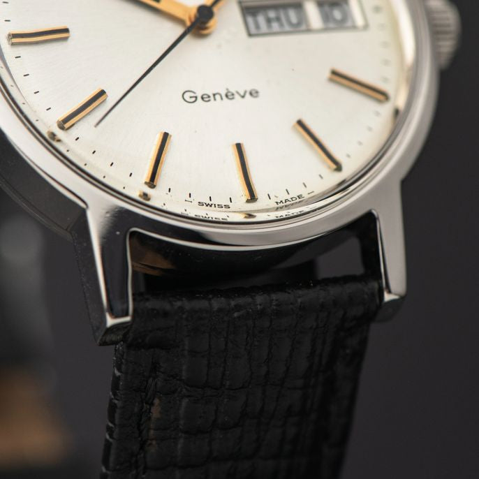 1972 OMEGA GENEVE DAY/DATE SUNBURST CAL. 1022 REF. 166.0117