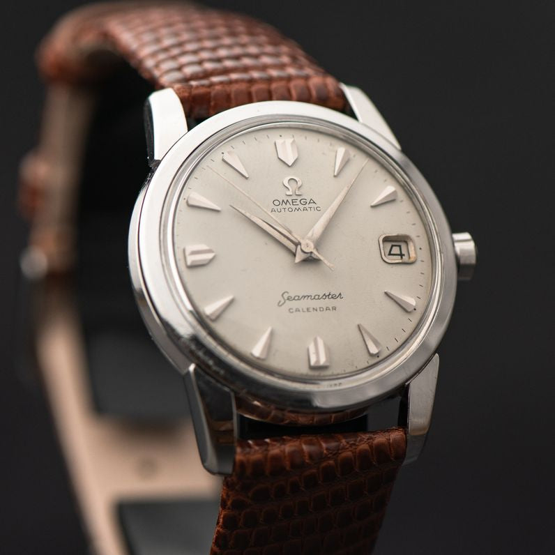 1958 OMEGA SEAMASTER CALENDAR ARROWHEAD / DAGGER CAL. 503 REF. 2849 5 SC